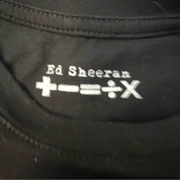 Ed Sheeran Official Merch Unisex Equals Europian Tour T-Shirt M - Picture 3 of 6